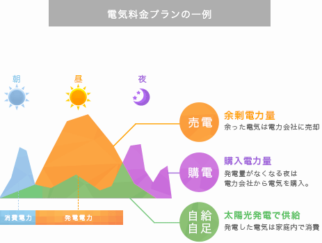 電力料金プランの一例